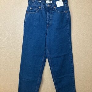 Universal Thread Womens Deep Blue Straight Jeans